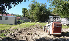 Mitcham - Rear Retaining Wall (After)