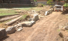 Warranwood - Building Retaining Wall